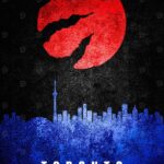 Toronto City Skyline Poster
