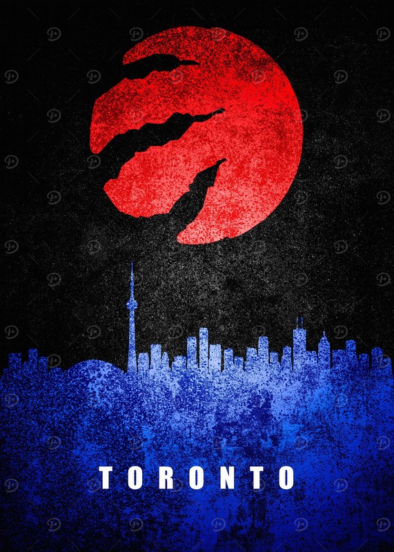 Toronto City Skyline Poster