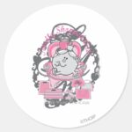 Totally Shopped Out Classic Round Sticker