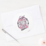 Totally Shopped Out Classic Round Sticker