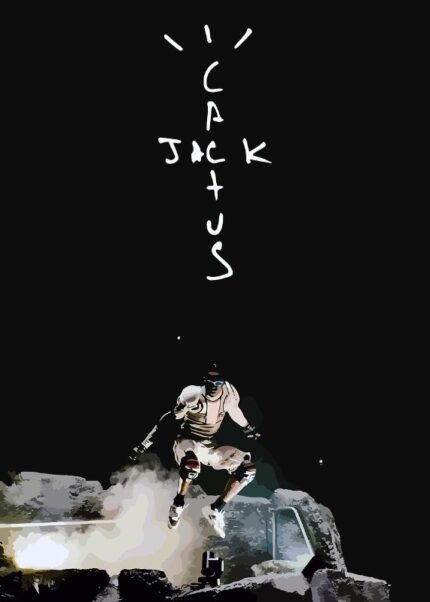 Travis Scott Cactus Jack Music Poster