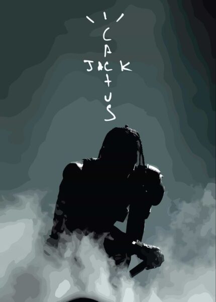Travis Scott Cactus Jack Music Poster
