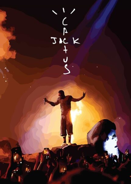 Travis Scott Concert Music Poster