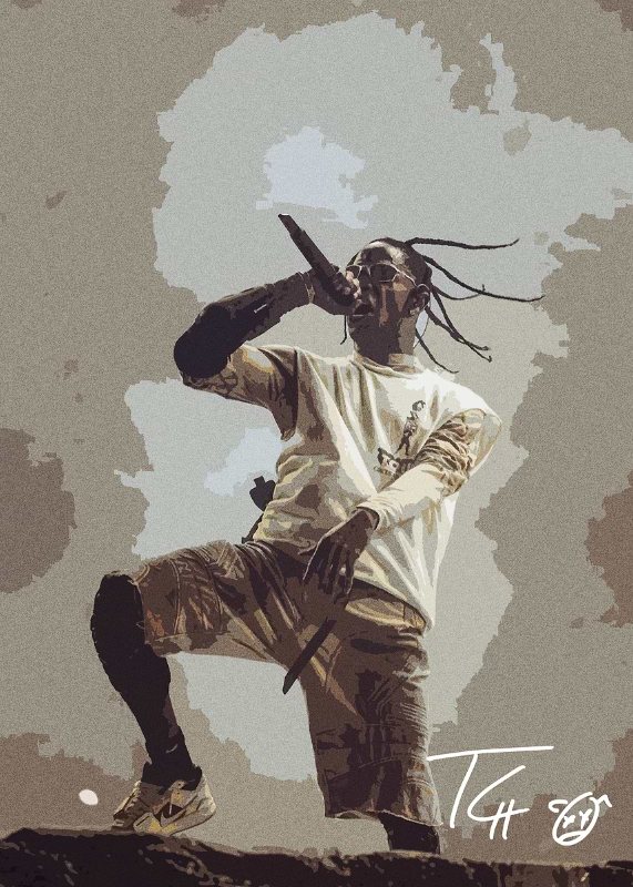 Travis Scott Music Poster