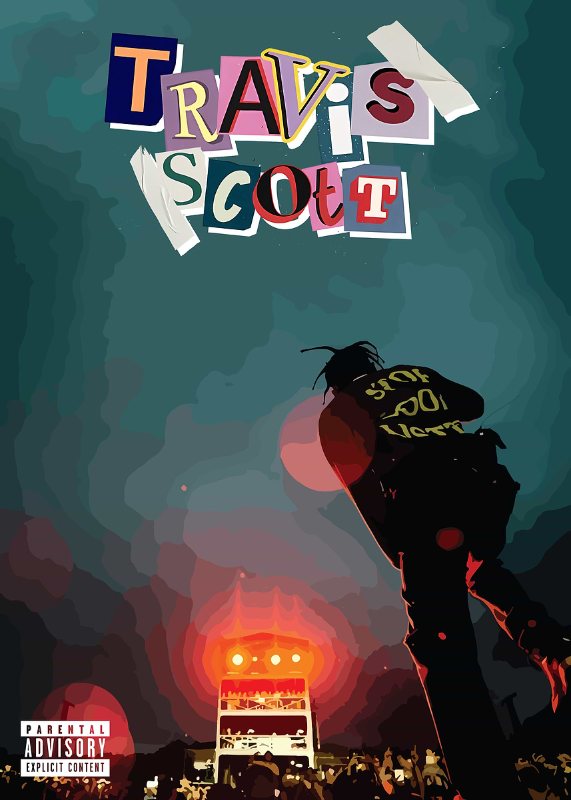 Travis Scott Music Poster