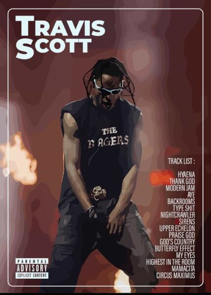 Travis Scott Music Poster