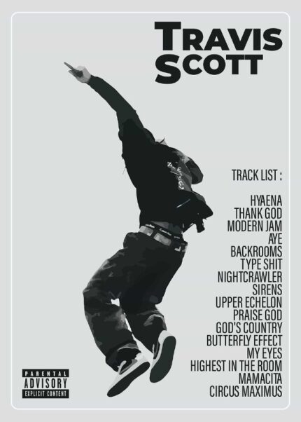 Travis Scott Music Poster