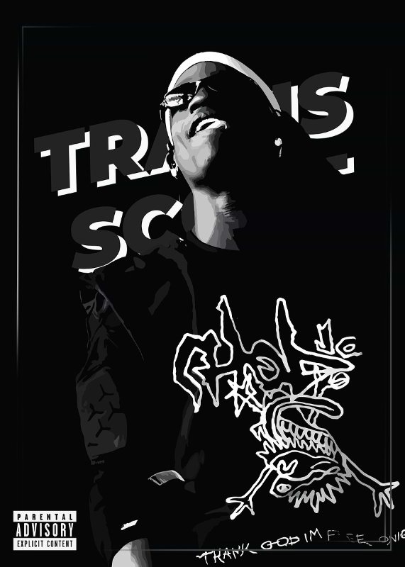 Travis Scott Music Poster