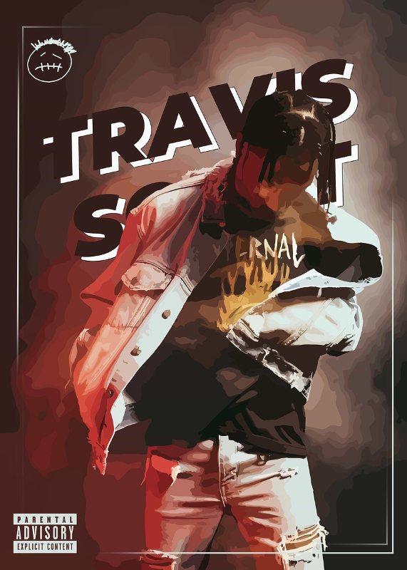 Travis Scott Music Poster