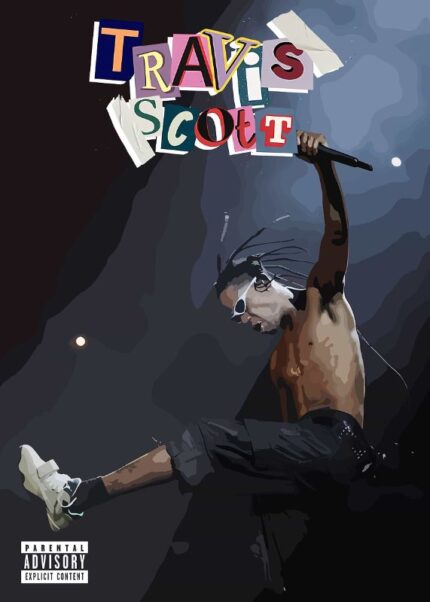 Travis Scott Music Poster