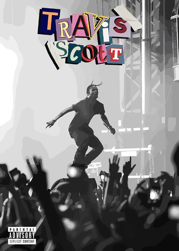 Travis Scott Music Poster