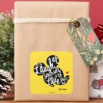 Trendy Mickey Laugh At Yourself Square Sticker