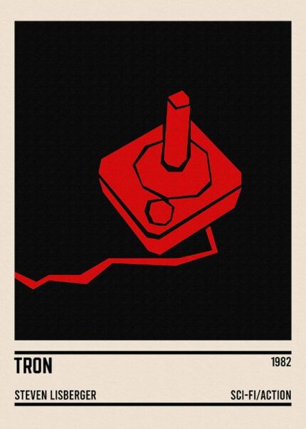 Tron Movie Minimalist Poster