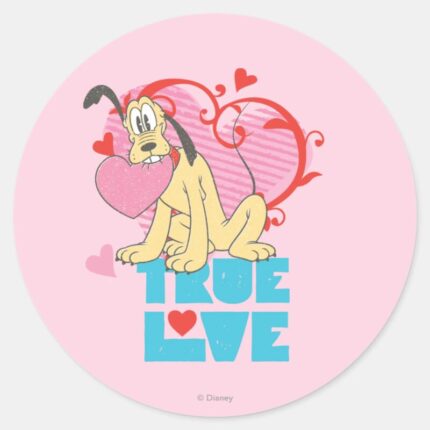 True Love Classic Round Sticker