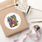 Truth Justice Classic Round Sticker