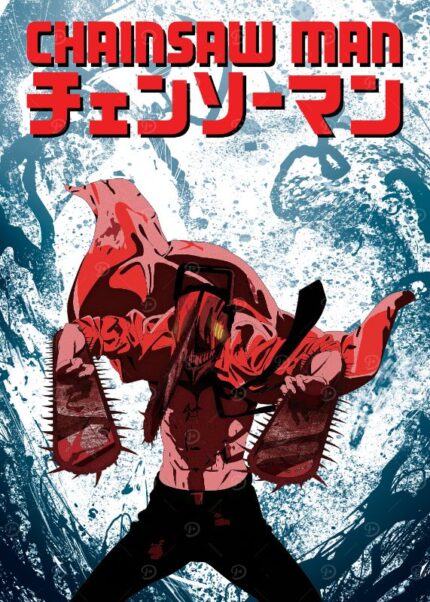 Tsunami Power Chainsaw Man Poster
