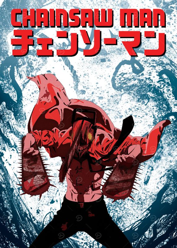 Tsunami Power Chainsaw Man Poster