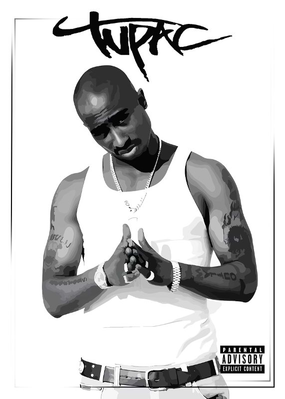 Tupac Shakur Music Poster