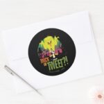 Twick Or Tweet TWEETY™ SYLVESTER™ Classic Round Sticker