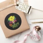 Twick Or Tweet TWEETY™ SYLVESTER™ Classic Round Sticker