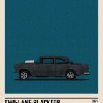 Two Lane Blacktop Car Poster