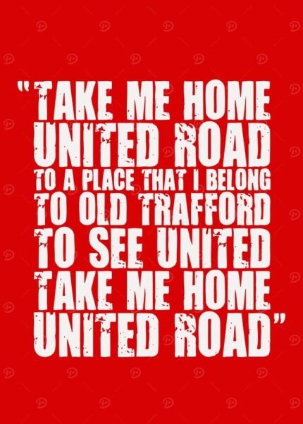 United Quotes Football Poster