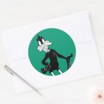 Upset DAFFY DUCK™ Classic Round Sticker