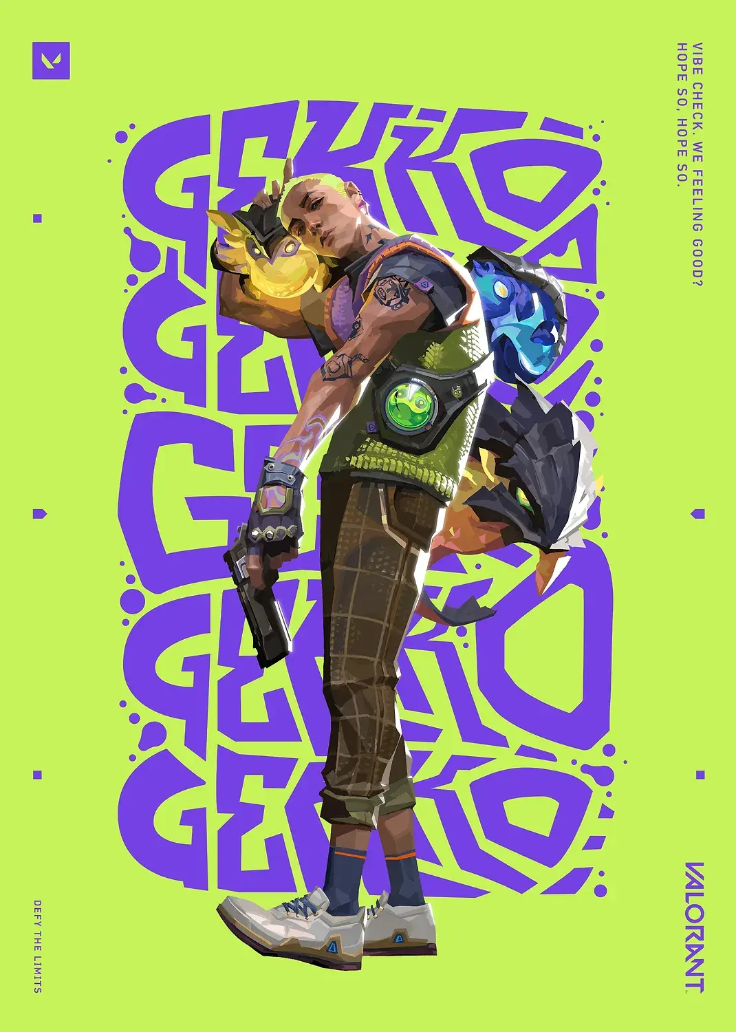 VALORANT Agent Gekko Lime Green