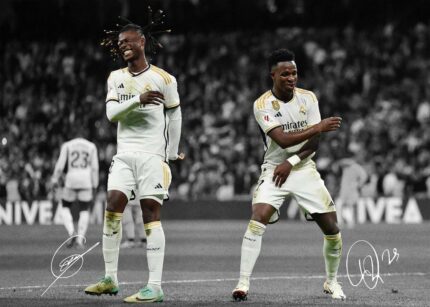 Vinicius Junior And Eduardo Camavinga Football Poster