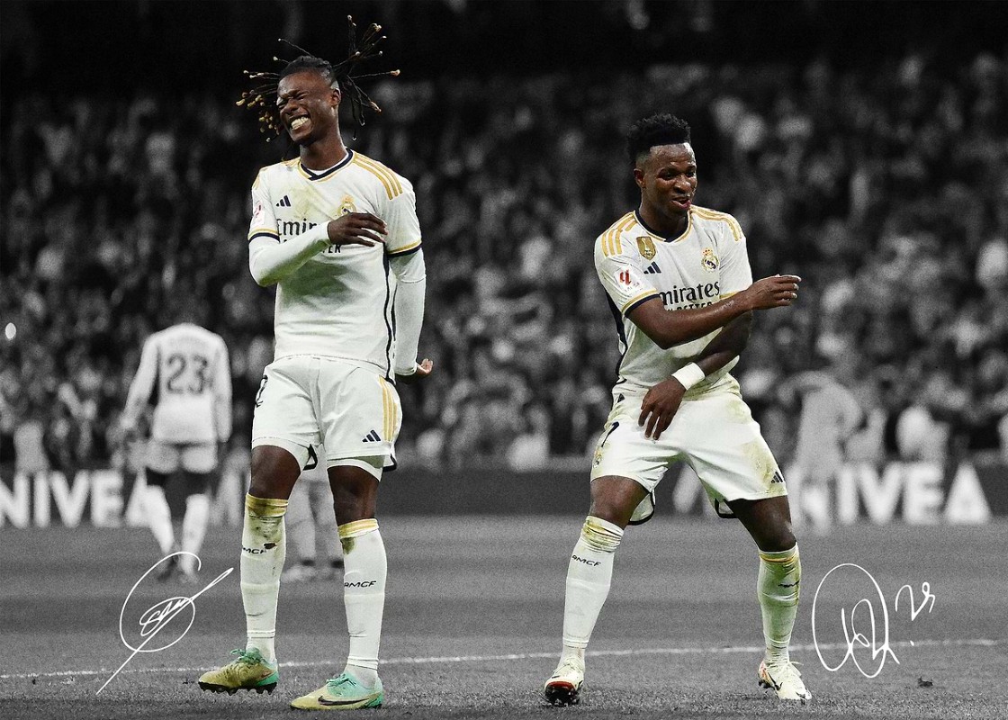 Vinicius Junior And Eduardo Camavinga Football Poster