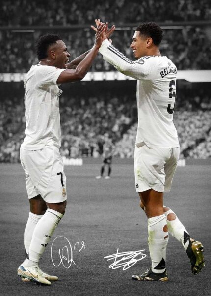 Vinicius Junior And Jude Bellingham Football Poster