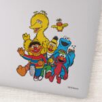 Vintage 123 Sesame Street Sticker