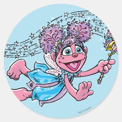 Vintage Abby Classic Round Sticker