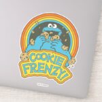Vintage Cookie Monster Cookie Frenzy Sticker