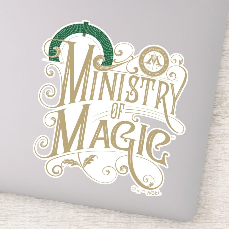 Vintage MINISTRY OF MAGIC™ Graphic Sticker
