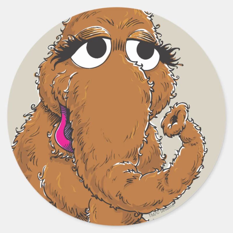 Vintage Snuffy Classic Round Sticker