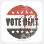 Vote Dent Sticker
