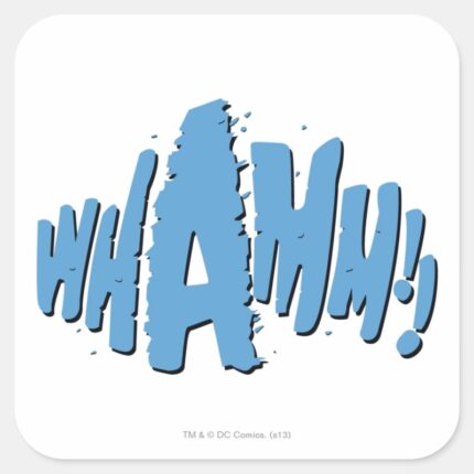 WHAMM SQUARE STICKER