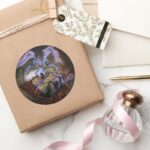 WILE E. COYOTE™ A Loony In The Box Classic Round Sticker