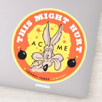 WILE E. COYOTE™ Acme This Might Hurt Sticker