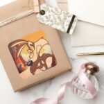 WILE E. COYOTE™ Arms Crossed Square Sticker