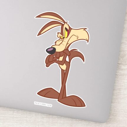 WILE E. COYOTE™ Arms Crossed Sticker