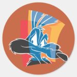 WILE E. COYOTE™ Expressive 22 Classic Round Sticker