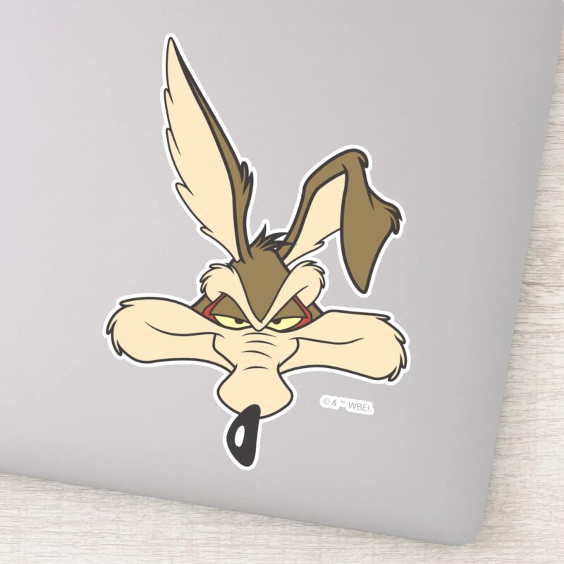 WILE E. COYOTE™ Pleased Head Shot Sticker WILE E. COYOTE™ Pleased Head Shot Sticker
