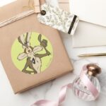 WILE E. COYOTE™ Standing Tall Classic Round Sticker