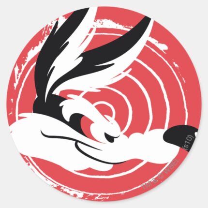 WILE E. COYOTE™ Warner Bros. Presents Poster Classic Round Sticker
