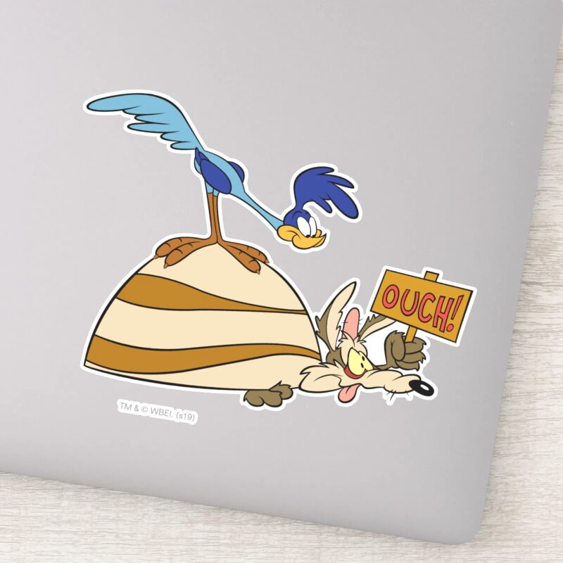 WILE E. COYOTE™ And ROAD RUNNER™ Boulder Sticker WILE E. COYOTE™ And ROAD RUNNER™ Boulder Sticker