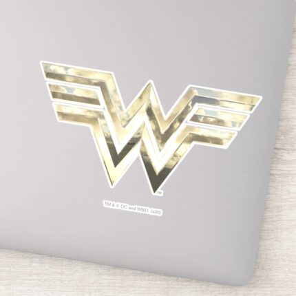 WW84 Golden Wonder Woman Logo Sticker