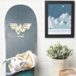 WW84 Golden Wonder Woman Logo Sticker