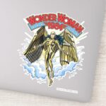 WW84 Retro Comic Gold Armor Wonder Woman Sticker